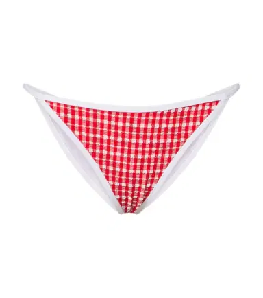 Jade Swim Bare Minimum gingham bikini bottoms | Thumbnail 1