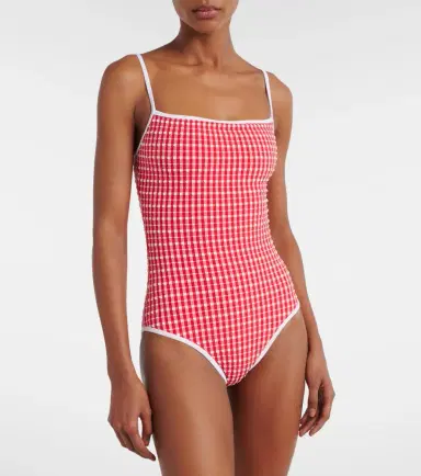 JADE SWIM Layla gingham swimsuit | Thumbnail 2