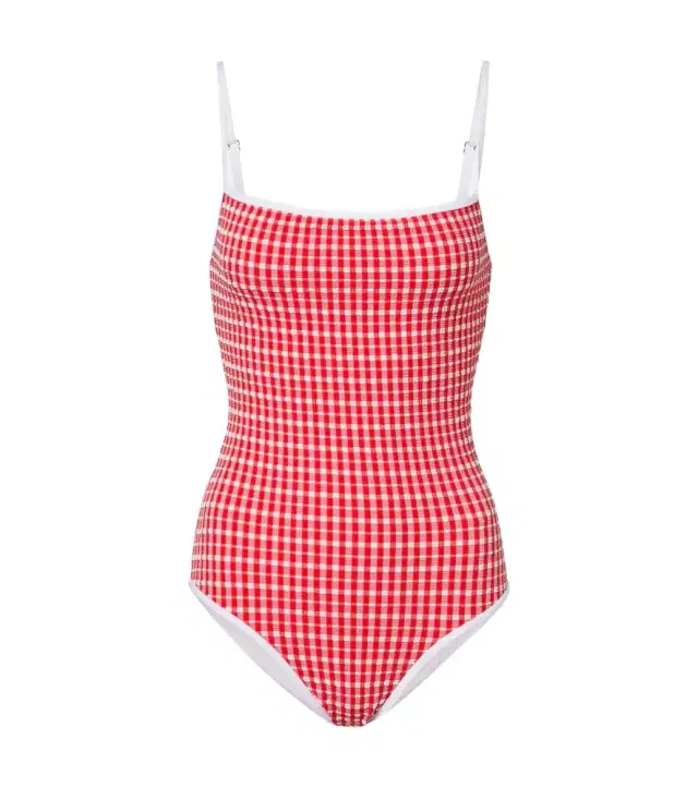 Jade Swim Layla gingham swimsuit