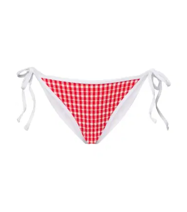 Jade Swim Ties gingham bikini bottoms | Thumbnail 1