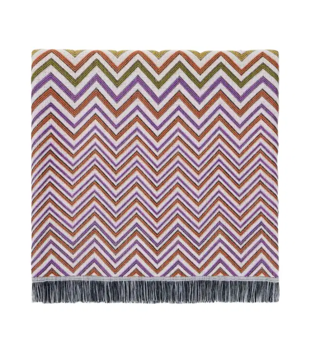 Missoni Antwan fringed wool-blend throw