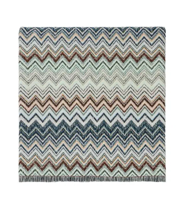 Missoni Zigzag cotton and wool-blend blanket