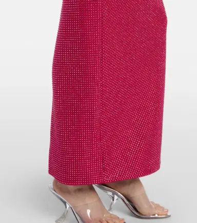 Roland Mouret Floral-appliqué embellished gathered maxi dress | Thumbnail 4