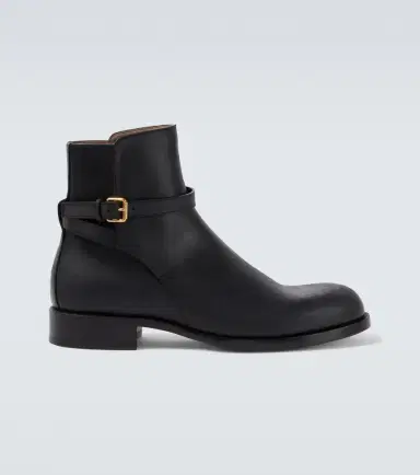The Row Nobilis leather ankle boots | Thumbnail 2