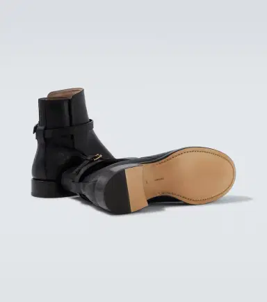 The Row Nobilis leather ankle boots | Thumbnail 3