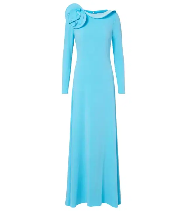 Roland Mouret Floral-appliqué gown