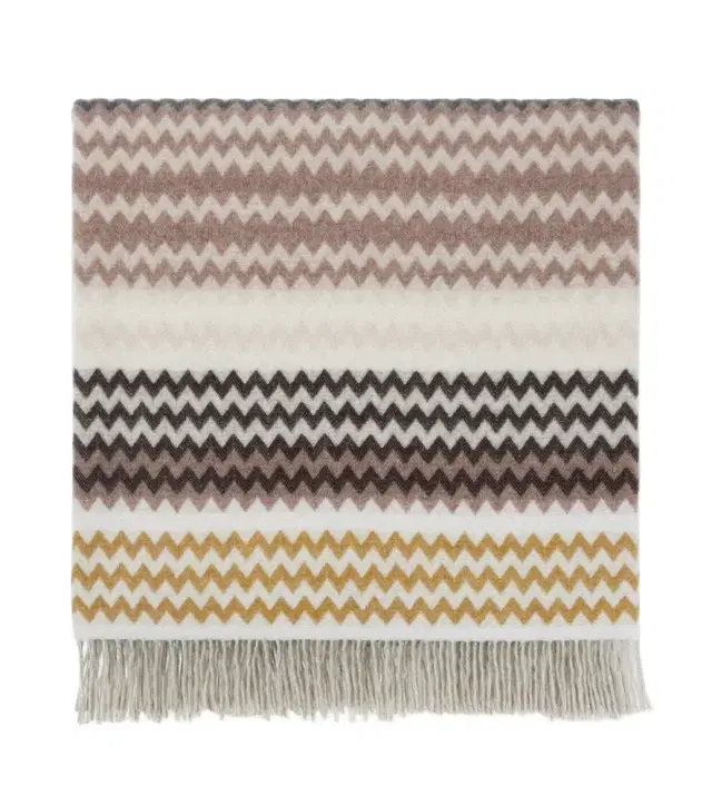 Missoni Humbert Zigzag wool-blend throw