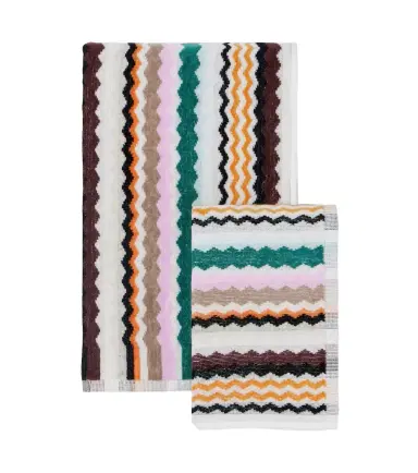 Missoni Aura Zigzag set of 2 cotton towels | Thumbnail 1