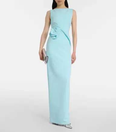 Roland Mouret Floral-appliqué gown | Thumbnail 4