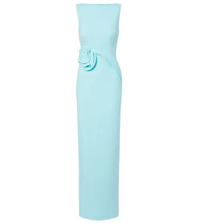Roland Mouret Floral-appliqué gown