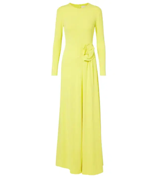 Roland Mouret Floral-appliqué gown