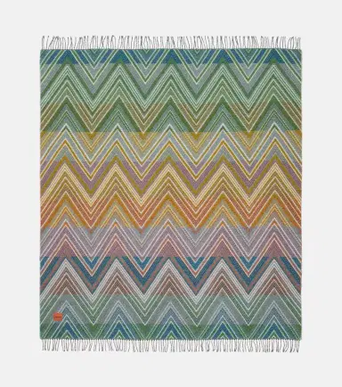Missoni Plume Zig Zag wool-blend throw | Thumbnail 2