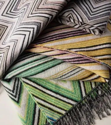 Missoni Plume Zig Zag wool-blend throw | Thumbnail 5