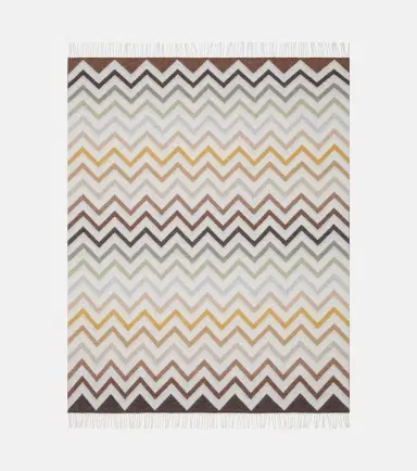 Missoni Watamu fringed wool-blend throw | Thumbnail 7