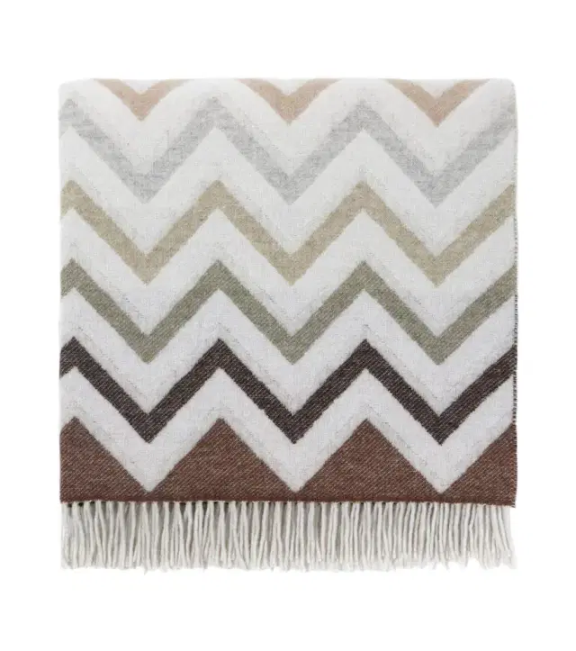 Missoni Watamu fringed wool-blend throw