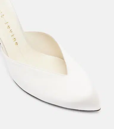 Herbert Levine Sitting Pretty satin mules | Thumbnail 2 Herbert Levine Sitting Pretty satin mules | Thumbnail 2