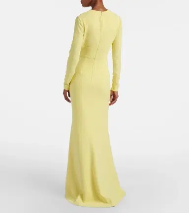 Elie Saab Bow-detail cady gown | Thumbnail 4