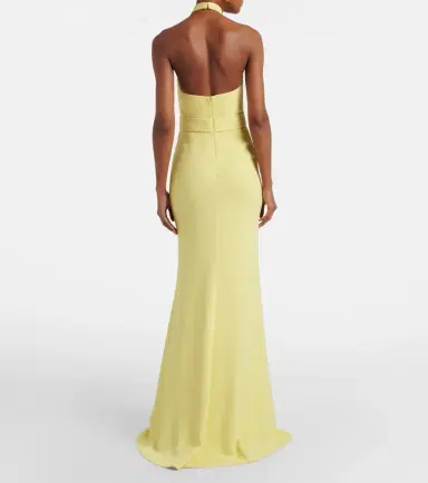 Elie Saab Halterneck cady gown | Thumbnail 3