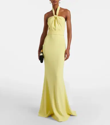 Elie Saab Halterneck cady gown | Thumbnail 4