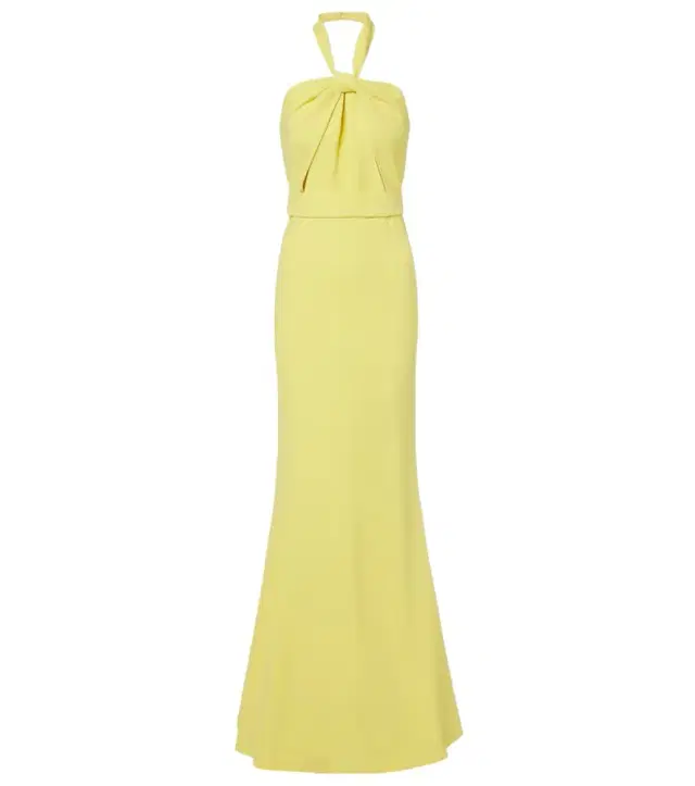 Elie Saab Halterneck cady gown