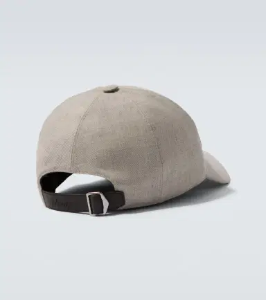Brioni Logo linen and wool baseball cap | Thumbnail 3 Brioni Logo linen and wool baseball cap | Thumbnail 3