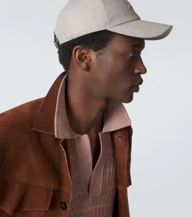 Brioni Logo linen and wool baseball cap | Thumbnail 4 Brioni Logo linen and wool baseball cap | Thumbnail 4