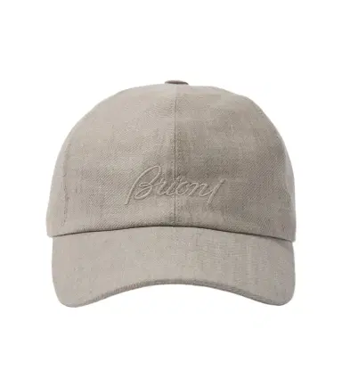 Brioni Logo linen and wool baseball cap | Thumbnail 1 Brioni Logo linen and wool baseball cap | Thumbnail 1