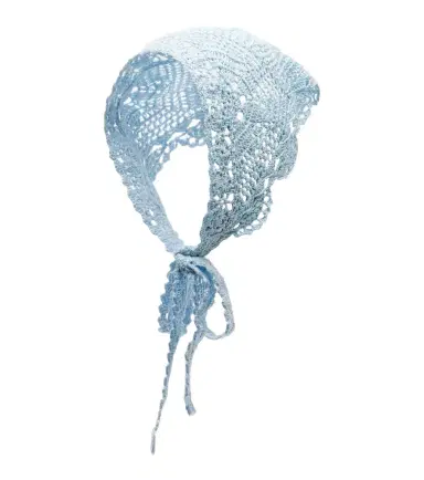 Anna Kosturova Crochet cotton head scarf | Thumbnail 1