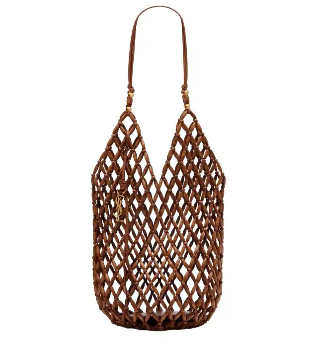 Saint Laurent Supple beaded tote bag