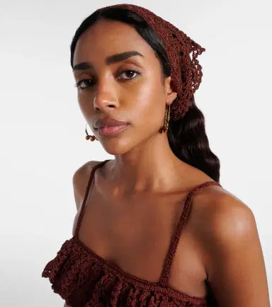 Anna Kosturova Crochet cotton scarf | Thumbnail 4