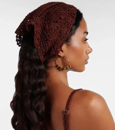 Anna Kosturova Crochet cotton scarf | Thumbnail 5