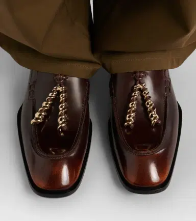 Loewe Embellished leather loafers | Thumbnail 5