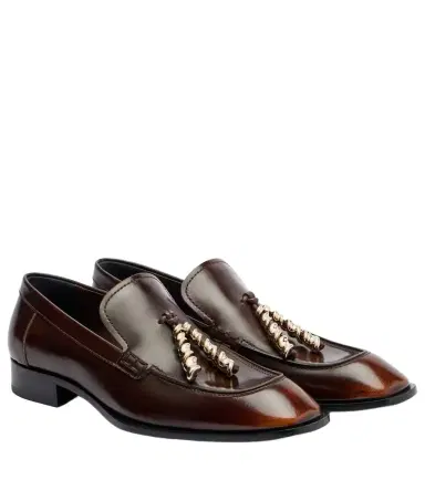 Loewe Embellished leather loafers | Thumbnail 1