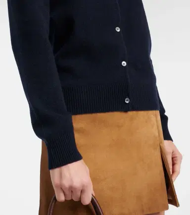 Miu Miu Logo cashmere cardigan | Thumbnail 6