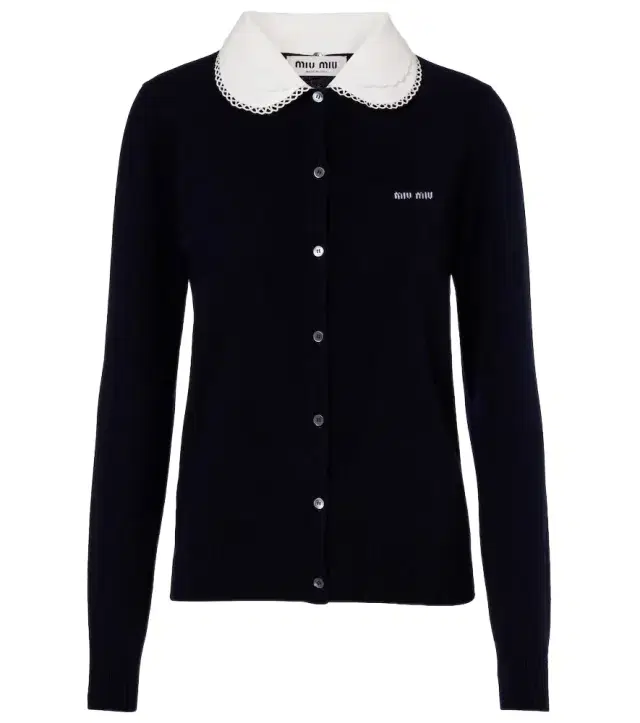 Logo cashmere cardigan