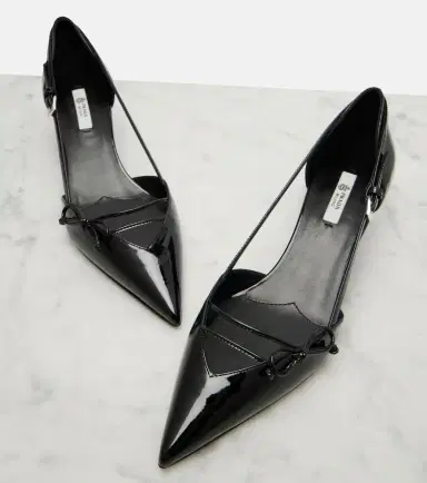 Prada Bow-detail patent leather pumps | Thumbnail 2 Prada Bow-detail patent leather pumps | Thumbnail 2
