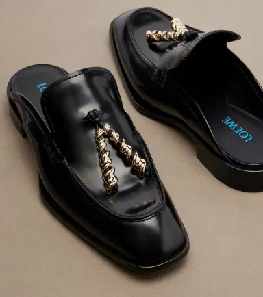 Loewe Embellished leather mules | Thumbnail 3