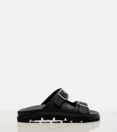 Prada Logo sandals | Thumbnail 2