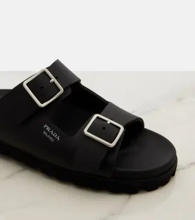 Prada Logo sandals | Thumbnail 3