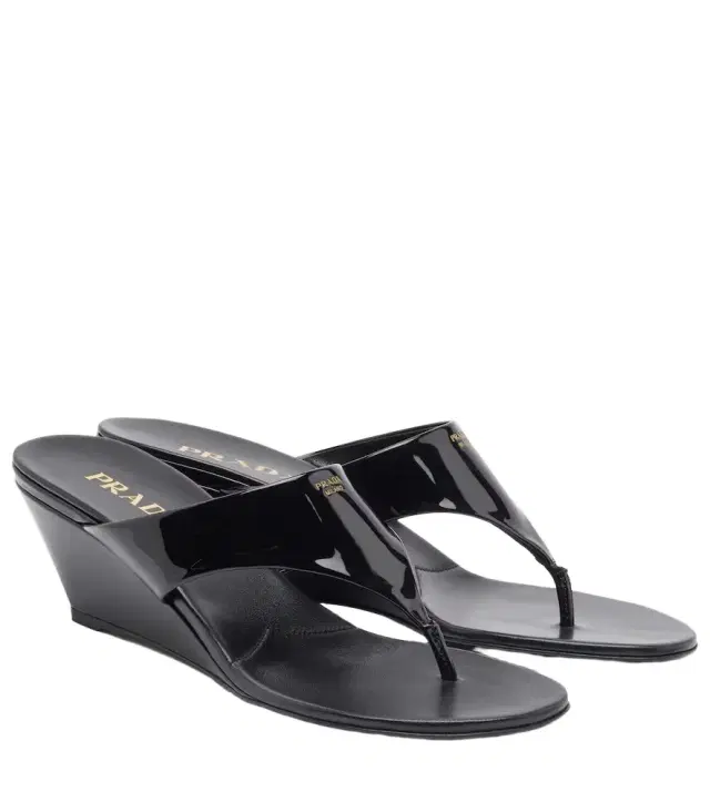Prada Patent leather thong sandals