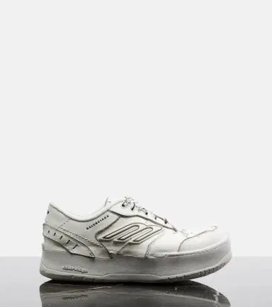 Balenciaga Hamptons leather platform sneakers | Thumbnail 4 Balenciaga Hamptons leather platform sneakers | Thumbnail 4