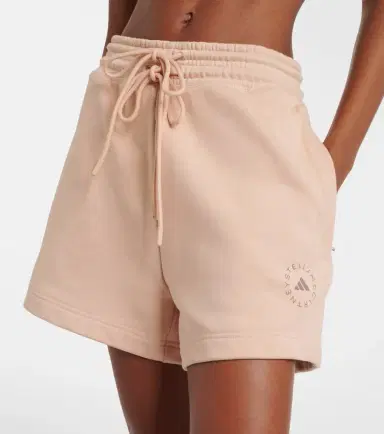 adidas by Stella McCartney Logo cotton shorts | Thumbnail 4 adidas by Stella McCartney Logo cotton shorts | Thumbnail 4