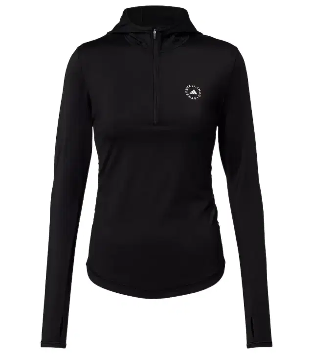 Adidas by Stella McCartney Logo hooded zip-up top