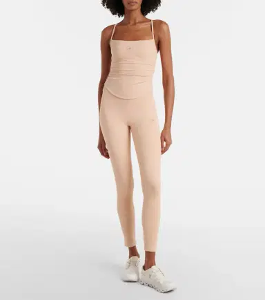 adidas by Stella McCartney Logo ruched tank top | Thumbnail 2 adidas by Stella McCartney Logo ruched tank top | Thumbnail 2