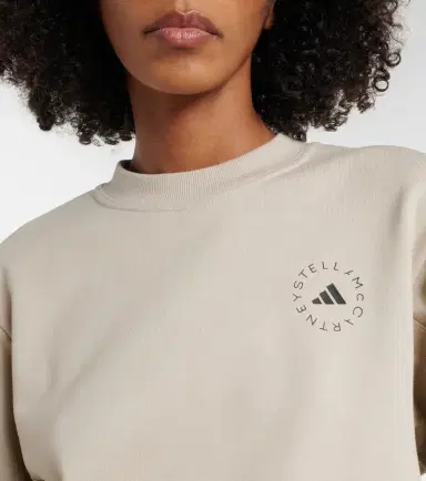 adidas by Stella McCartney Logo cotton sweatshirt | Thumbnail 2 adidas by Stella McCartney Logo cotton sweatshirt | Thumbnail 2