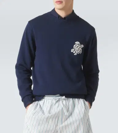 Vilebrequin Jacquard cotton and cashmere sweater | Thumbnail 3