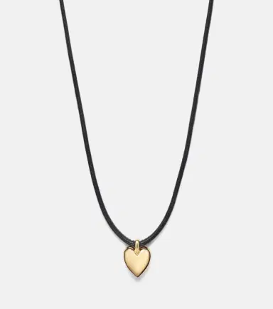 Jennifer Fisher Puffy Heart 14kt gold-plated pendant necklace | Thumbnail 4