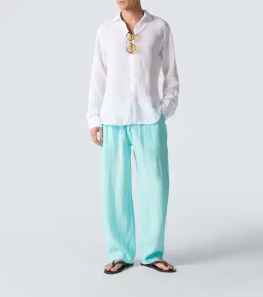 Vilebrequin Linen wide-leg pants | Thumbnail 2