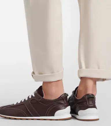 Brunello Cucinelli Monili leather sneakers | Thumbnail 5 Brunello Cucinelli Monili leather sneakers | Thumbnail 5
