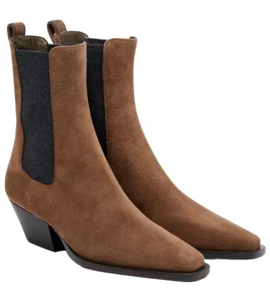 Brunello Cucinelli Monili suede Chelsea boots | Thumbnail 1 Brunello Cucinelli Monili suede Chelsea boots | Thumbnail 1